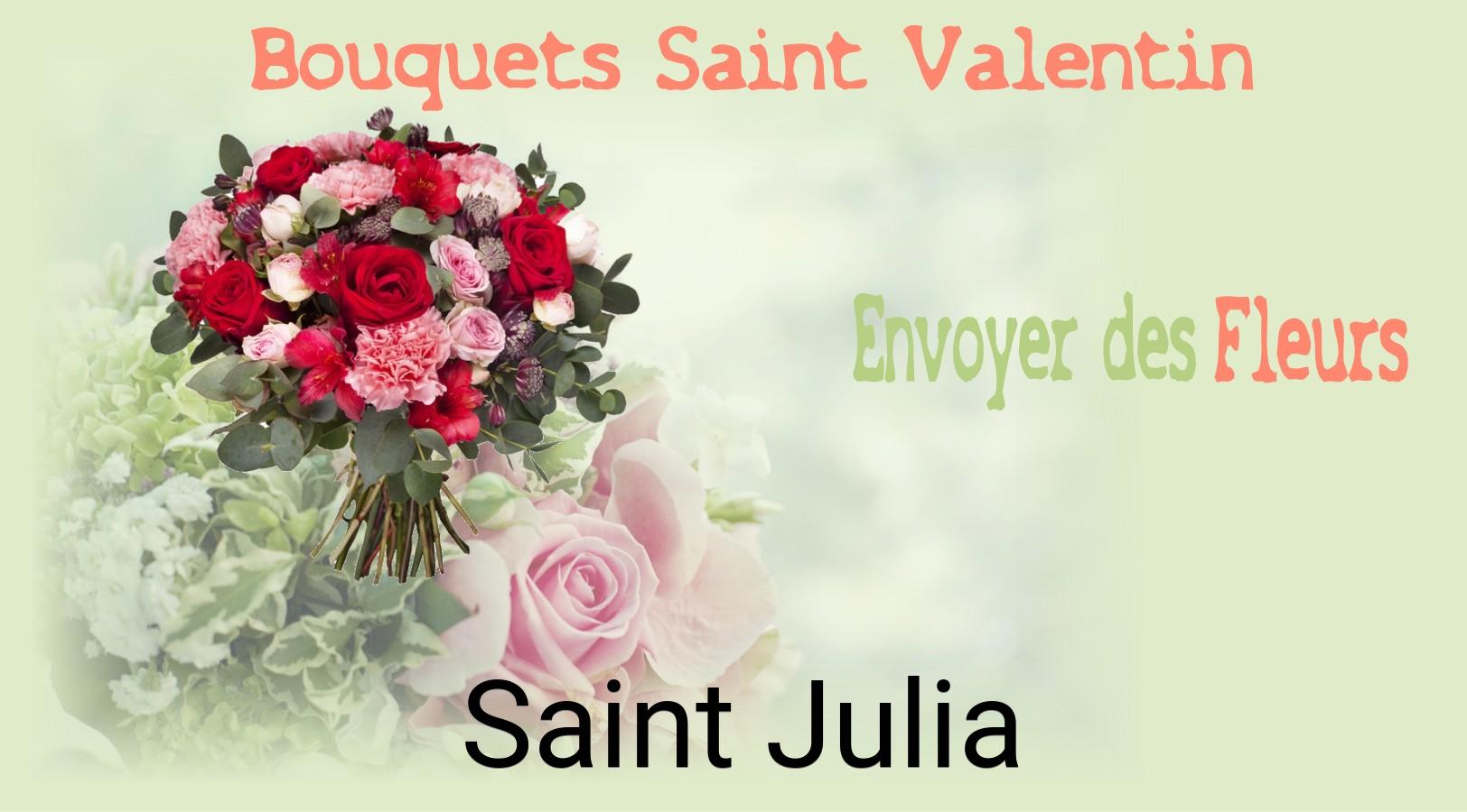 Roses de Saint-Valentin livrées à Saint-Julia